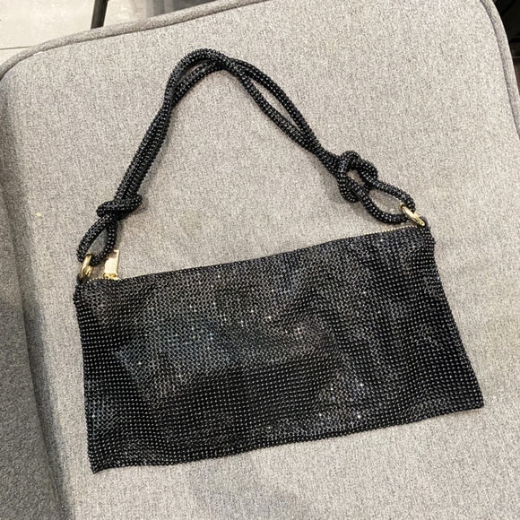 Black Rhinestone Bag - Picture 9 of 11